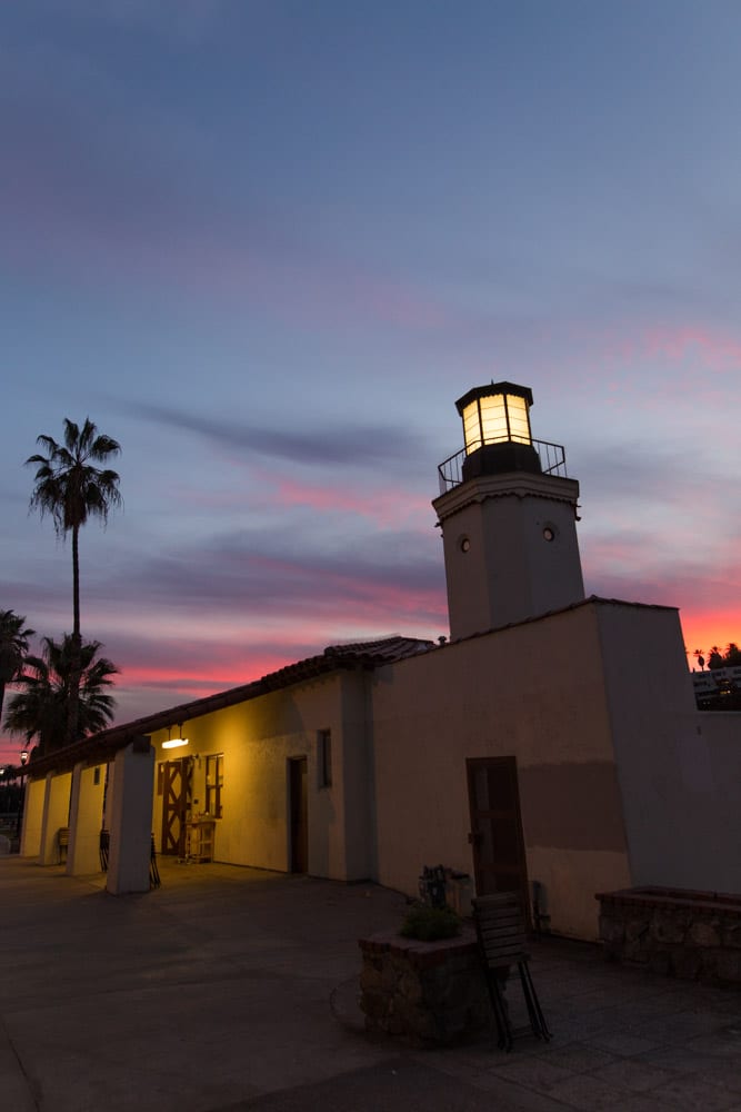 Echo Park boat house sunset