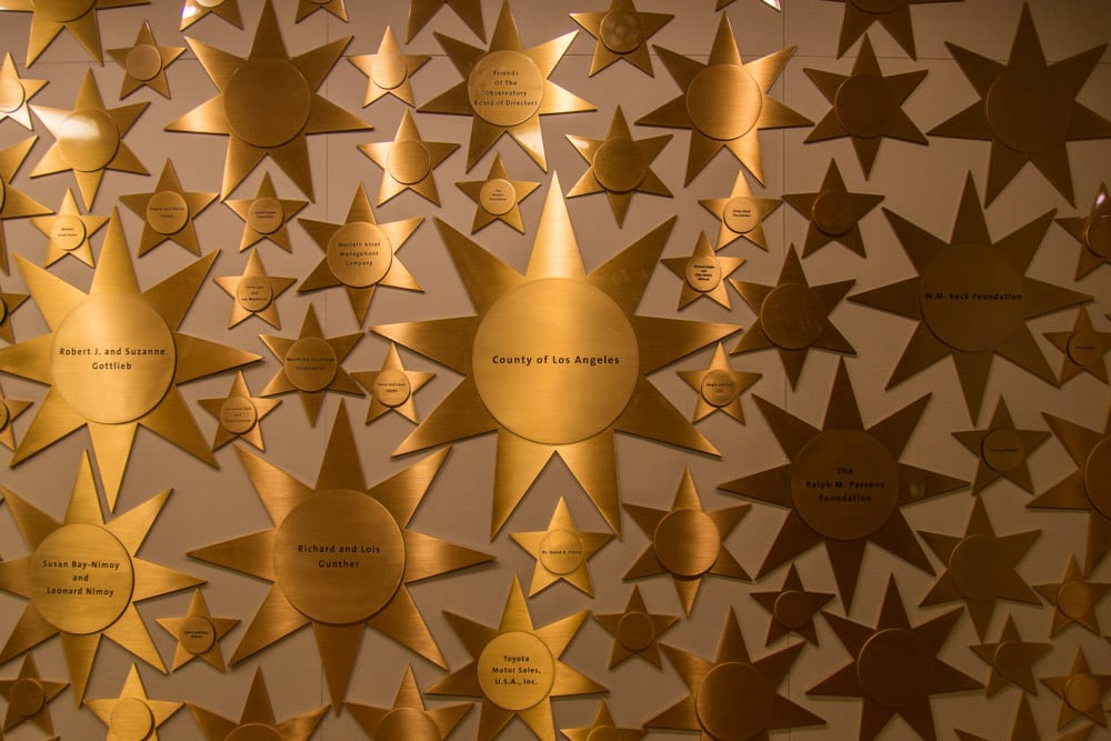 L.A. star at Griffith Observatory