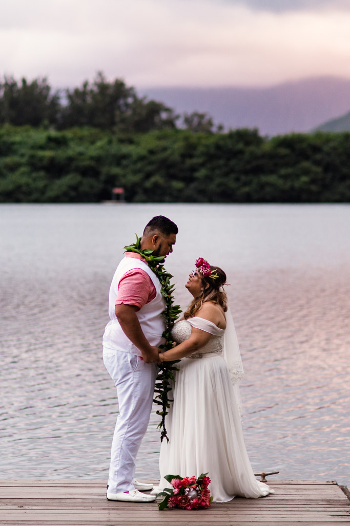 Oahu Maternity Photos  A Secret Island Sunset , Kualoa Hawaii