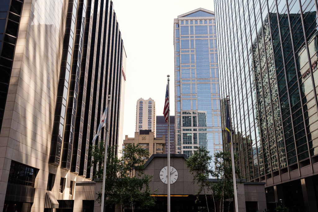 Buildings in downtown Chicago