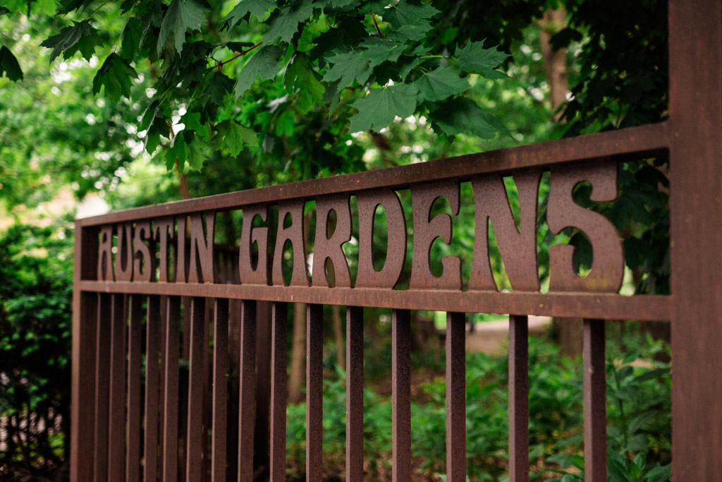Metal gate with