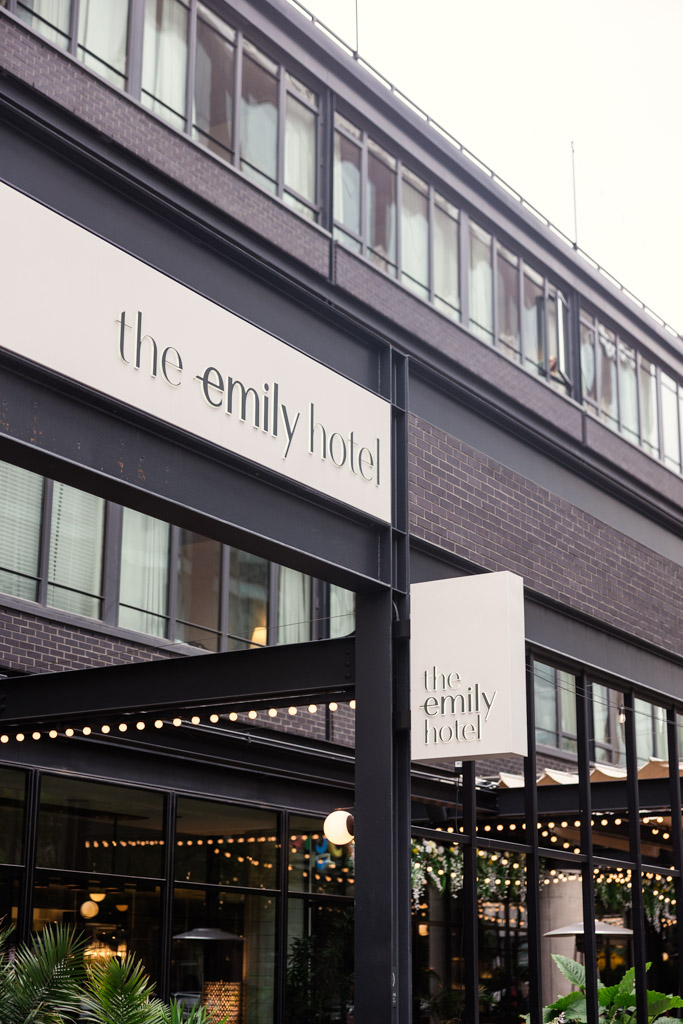 Exterior view of The Emily Hotel