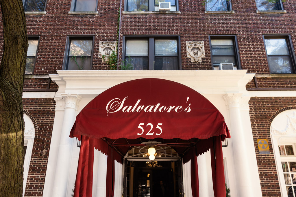 Exterior of Salvatore's wedding venue in Chicago