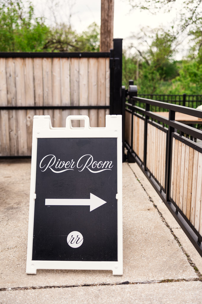 A black sandwich board with 
